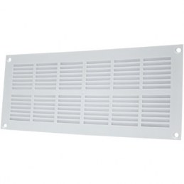 Grille plate à visser - Plastique - Blanc - 337 x 131 mm - DMO