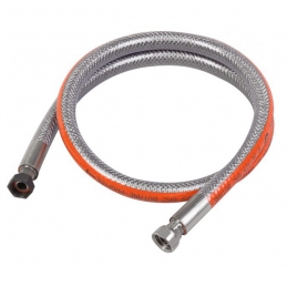 Tuyau flexible inox pour butane ou propane - 1 M - EUROGAZ