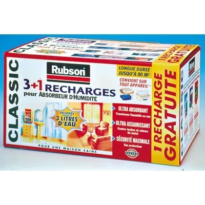 Recharge pour absorbeur d'humidité Classic - 1 Kg - RUBSON