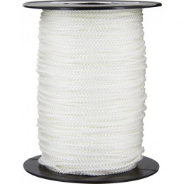 Bobine de 100 m Drisse tressé blanc - Ø2 mm