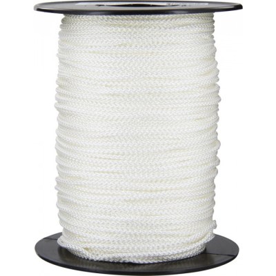 Bobine de 100 m Drisse tressé blanc - Ø2 mm