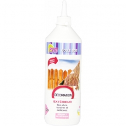 Colle à bois - Extérieur - Résiste à l'eau - 250 Grs - PVM