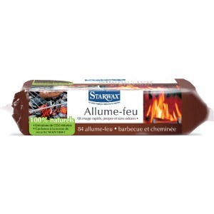 Allume-feu cheminée, barbecue 100% naturels de 84 carrées - STARWAX