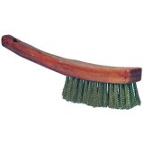 Brosse allongée à manche - Acier laitonné - GERLON