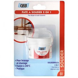 Pâte à souder 2 en 1 - Brassage tendre - 150 Gr - GEB