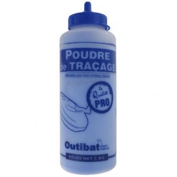 Poudre de traçage Bleu pour cordeau - 1 Kg - OUTIBAT 