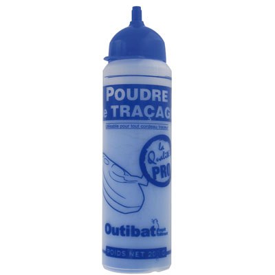 Poudre de traçage Bleu pour cordeau - 200 gr - OUTIBAT