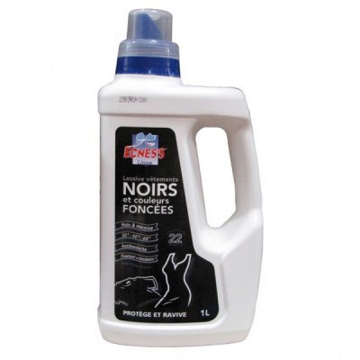 Lessive liquide - Spécial Noir et couleurs foncées - 1 L - ECNES'S