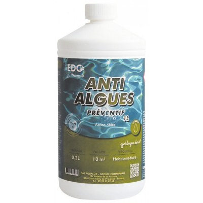 Anti-algues préventif - Action ciblée - 1 L - EDG