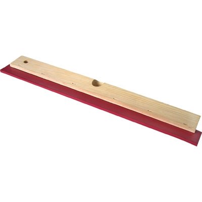 Raclette de carreleur - Lame en caoutchouc mousse - 44 cm - Rouge - OUTIBAT