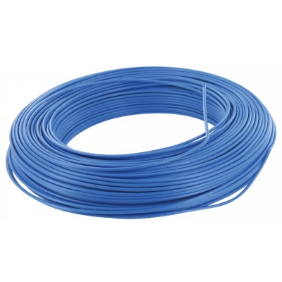 Câble d'installation H07V-U 1.5 mm² - 100 M - Bleu - ELECTRALINE