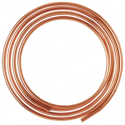 Tube d'alimentation recuit en cuivre - 5 M - 10 x 12 mm