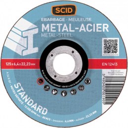 Disque à ébarder - Métaux - Ø 125 mm - SCID