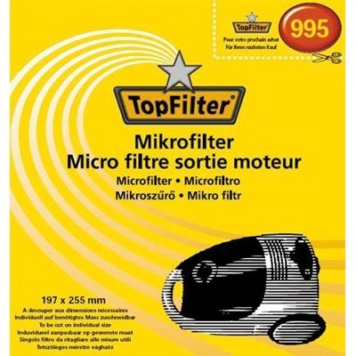 Filtre sortie moteur pour aspirateur - 197 x 255 mm - TOP FILTER