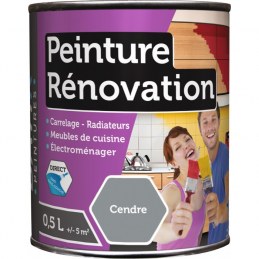 Peinture multi-surfaces - Rénovation - 0.5 L - Cendre - BATIR