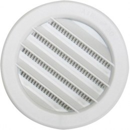 Grille ventilation en plastique renforcé moustiquaire -254 x108 mm-Blanc