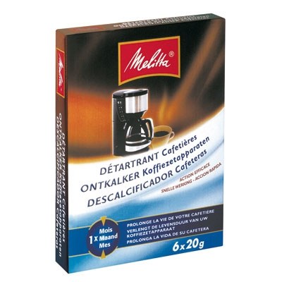 Détartrant pour cafetières - 6 x 25grs - MELITTA