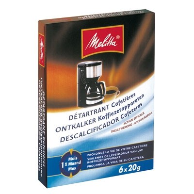 Détartrant pour cafetières - 6 x 25grs - MELITTA