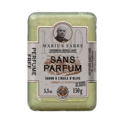 Savonnette à l'huile d'olive - Sans parfum - 150 Gr - MARIUS FABRE