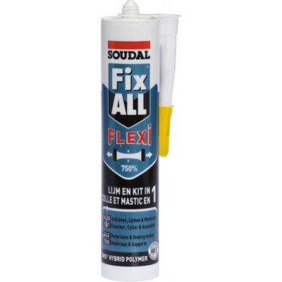  Mastic Fix All Classic Flexi - Blanc - Cartouche gachette 290 ml - SOUDAL