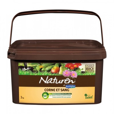 Corne et sang pour plantation du potager - 3 Kgs - NATUREN