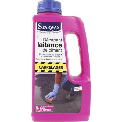 Décapant chantier - Laitance de ciment - 1 L - STARWAX