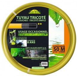 Tuyau tricoté 3 couches TP - 50 m x 19 mm - CAP VERT