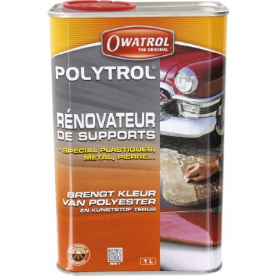 POLYTROL - Rénovateur plastiques, pierre, ciment, métal - 1 L - OWATROL