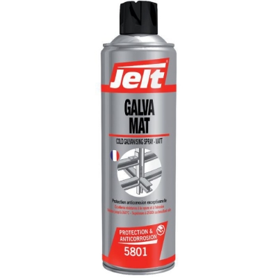 Revêtement de protection anticorrosion - Galvanisation à froid - Galva Mat - 650 ml - JELT