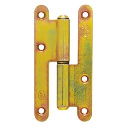 Paumelle Menuiserie bois - Gauche - 80 x 40 mm - Lot de 12 