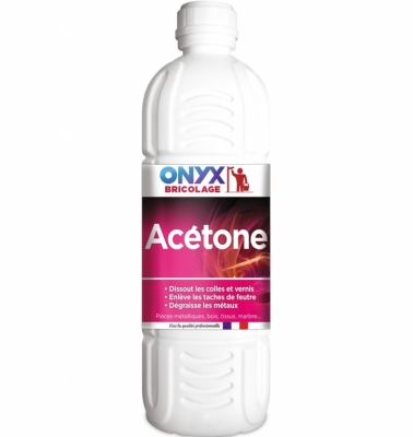 Acétone : Dissolvant pour vernis et peinture - 1 L - ONYX