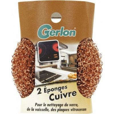 Eponge cuivre modèle EL2C - Lot de 2 - GERLON