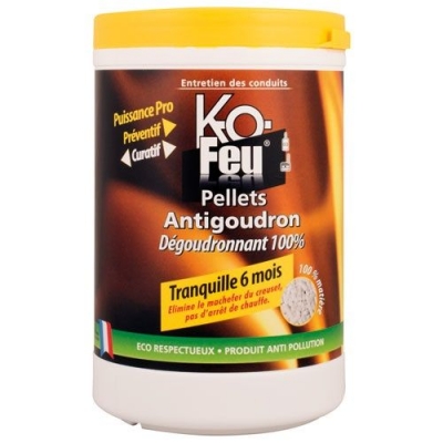 Pellets anti-goudron - Dégoudronnant 100 % - 800 Grs - KO FEU