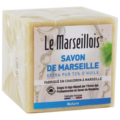 Cube de savon de marseille - Huiles végétales - 300 Grs - LE MARSEILLOIS