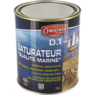 Saturateur bois tropicaux - 1 L - Incolore - OWATROL