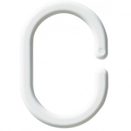 Anneaux blanc pour rideau de douche - ARVIX