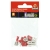 Lot de 10 clips femelles pré isolés Ø 6.35 mm - Rouge - DHOME