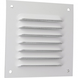 Grille ventilation ronde avec moustiquaire a clips autoajustables -  plastique - Quincaillerie Calédonienne