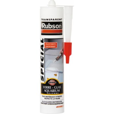 Rubson Mastic Colle Verre Aquarium 280 ml - Transparent