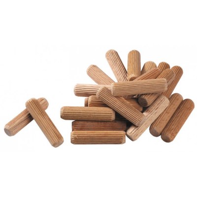 Tourillon en bois dur SCID - Dimensions 6 x 30 mm - Vendu par 100