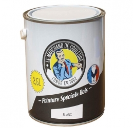 Peinture Spécial Bois - Satinée - Blanc - 2.5 L - ONIP