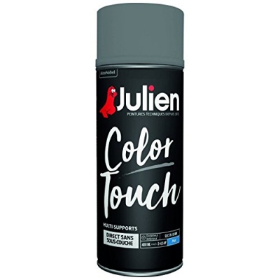 Aérosol de peinture - Color Touch - Gris anthracite - Multi-supports - 400 ml - JULIEN