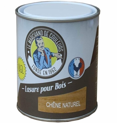 Lasure acrylique pour Bois - Teinte chêne naturel - 0.5 L - ONIP