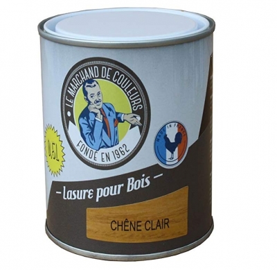 Lasure acrylique pour Bois - Teinte chêne clair - 0.5 L - ONIP