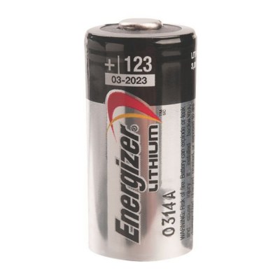 Pile miniature lithium photo - 3 V - CR 123 - ENERGIZER