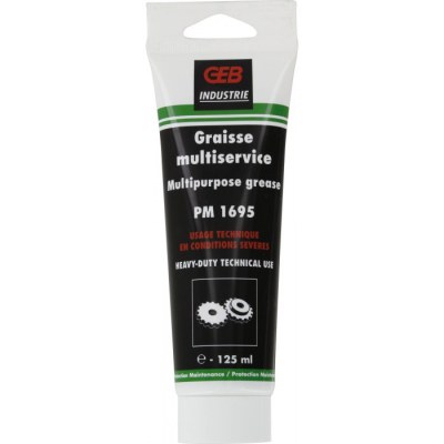 Graisse Multiservice à usage courant - Tube de 125 ml - GEB