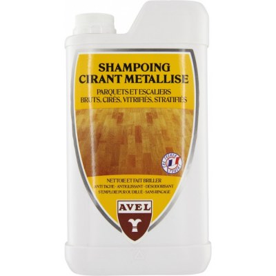 Shampoing cirant métallisé - Parquets et escaliers en bois - 1 L - AVEL