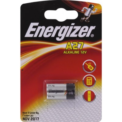 Piles Miniatures Alcalines - A27 B2 - 12 V - ENERGIZER