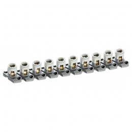 Barette 10 bornes séparables - 16 mm2 - Gris - LEGRAND