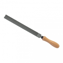 Rape à bois plate avec manche bi-matière - Moyenne piqûre - 150 mm - MOB